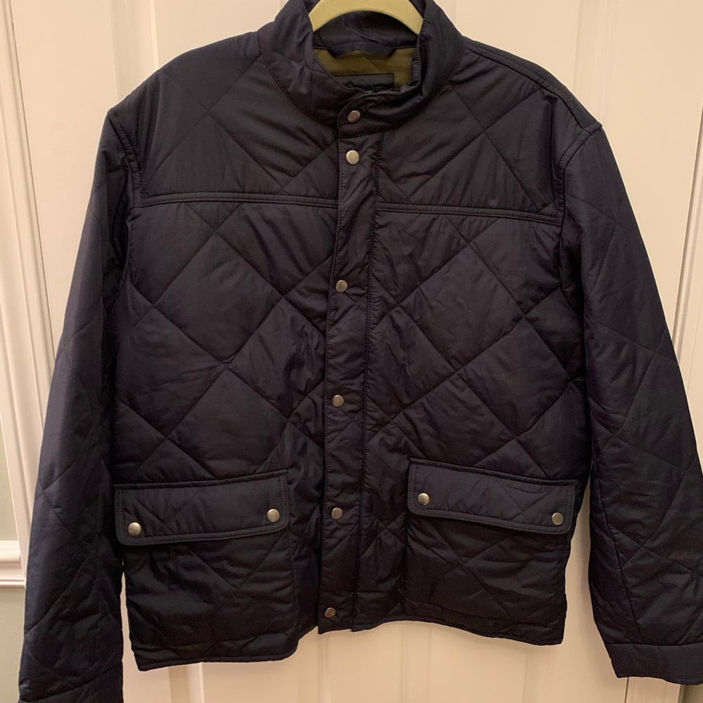 Men’s J.Crew Navy Quilted Jacket